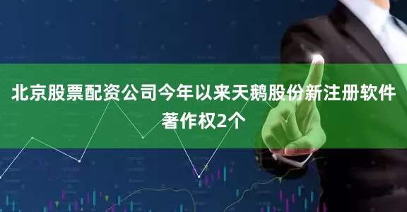 北京股票配资公司今年以来天鹅股份新注册软件著作权2个
